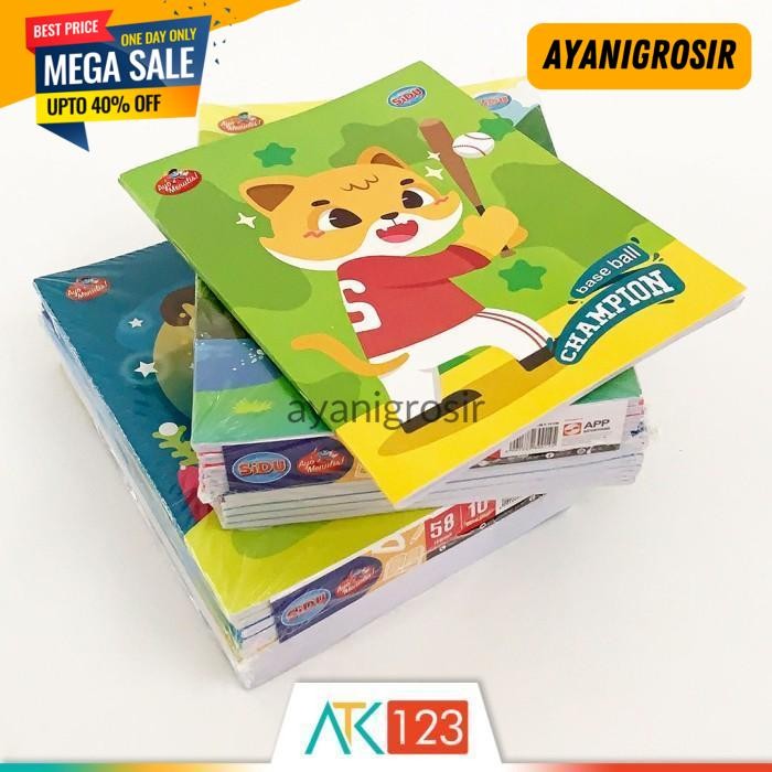 

DISKON BUKU TULIS SIDU 58 LEMBAR BY AYANI GROSIR !!