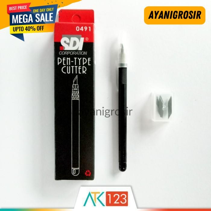 

HOT DEAL PISAU SENI / PEN-TYPE ART / CRAFT KNIFE / CUTTER SDI 0491 BY AYANI GROSIR !!