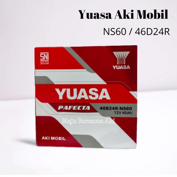 Aki Mobil Toyota Rush / Hilux / Etios Valco Yuasa Ns60 Perfecta 12V 45