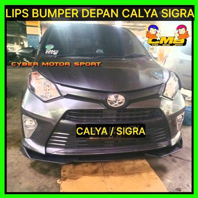 Lips Bumper Depan Calya Sigra Universal. Plastik Bukan Fiber . Winglet Bumper Full Depan. Splitter L