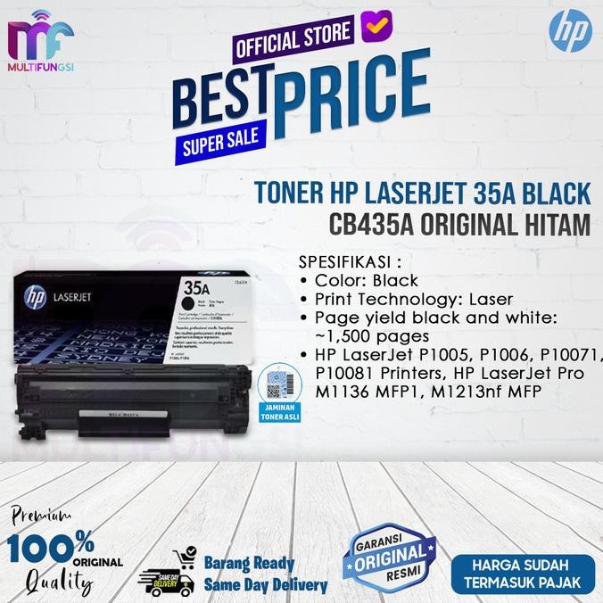 

Toner HP Laserjet 35A Black CB435A Original Hitam