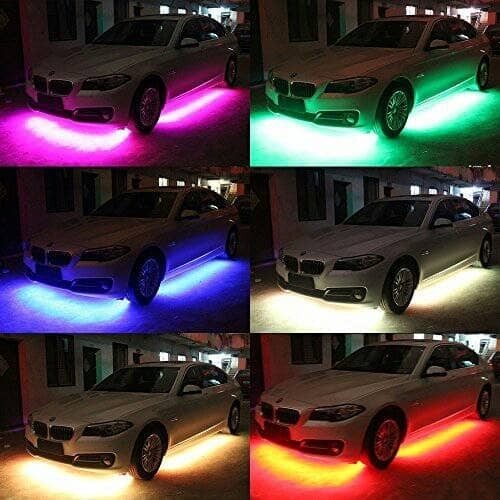 LAMPU KOLONG MOBIL UNIVERSAL LED STRIP FLEXIBLE 3528