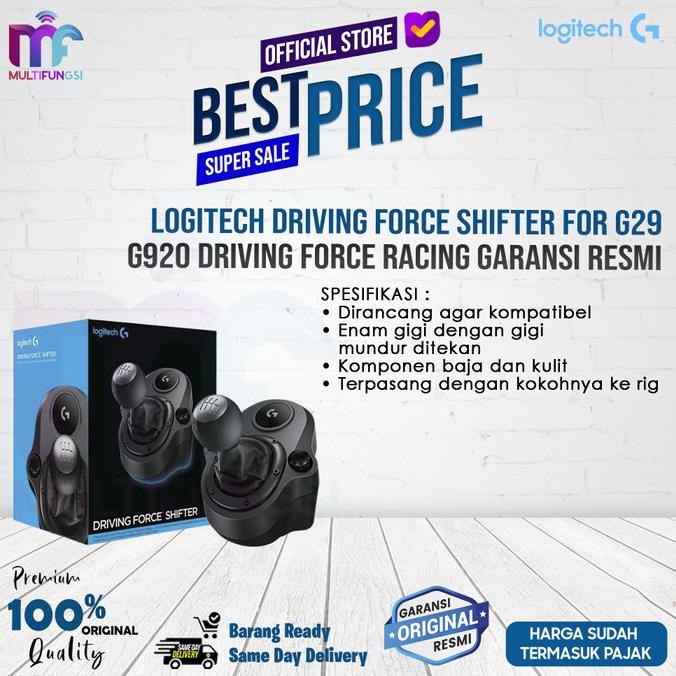

Logitech Driving Force Shifter for G29 dan G920 Driving Force Racing