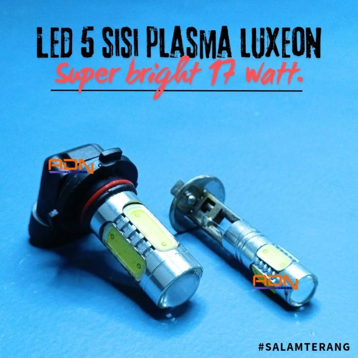 LAMPU LED 5 SISI PLASMA LUXEON SUPERBRIGHT H1 H11 HB3 HB4 9005 9006