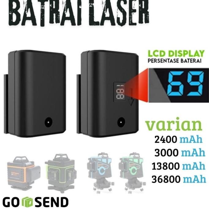 Baterai Level Laser Taffware Hilda Battery Laser Leveling Batrai Laser Level 16 Line 12 Line Batrai 