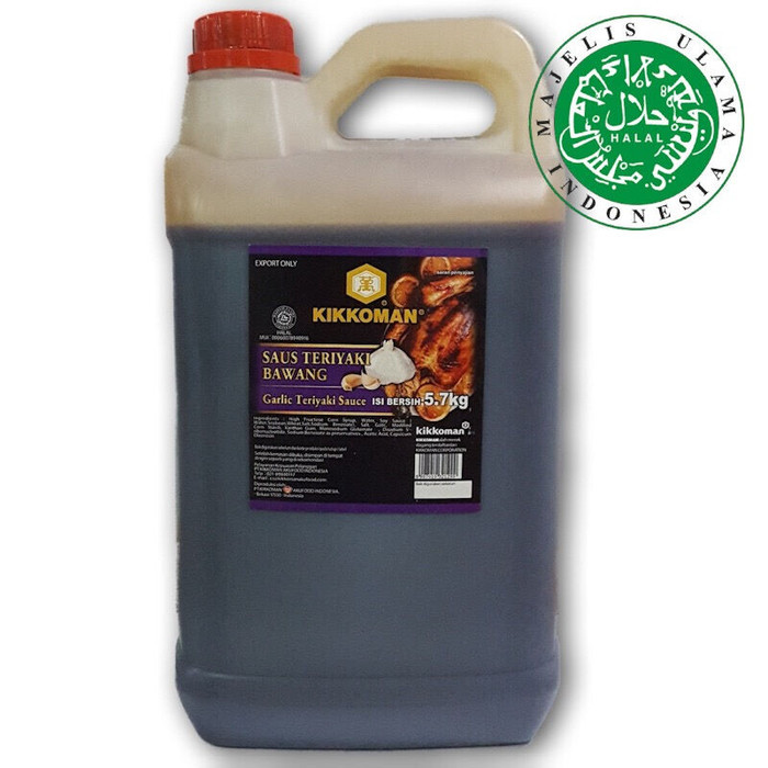 

Kikkoman Garlic Teriyaki Sauce - Saus Teriyaki Halal 5.7Kg Multiguna