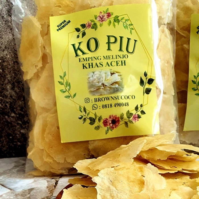 

Ready Gas!!! Emping Aceh Ko Piu Super Premium (6 S/D 7 Cm) 500Gr