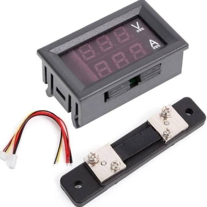 DC Volt Ampere Meter 0-100V 0-100A + Shunt