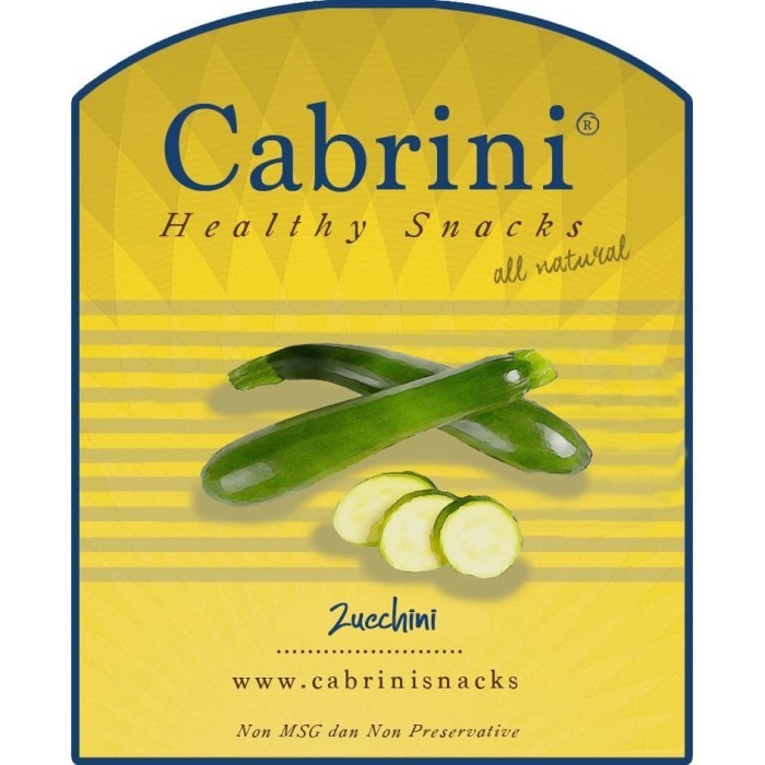 

Ready Gas!!! Cabrini Healthy Snacks Zucchini ( 1000 Ml ) - Keripik Zukini