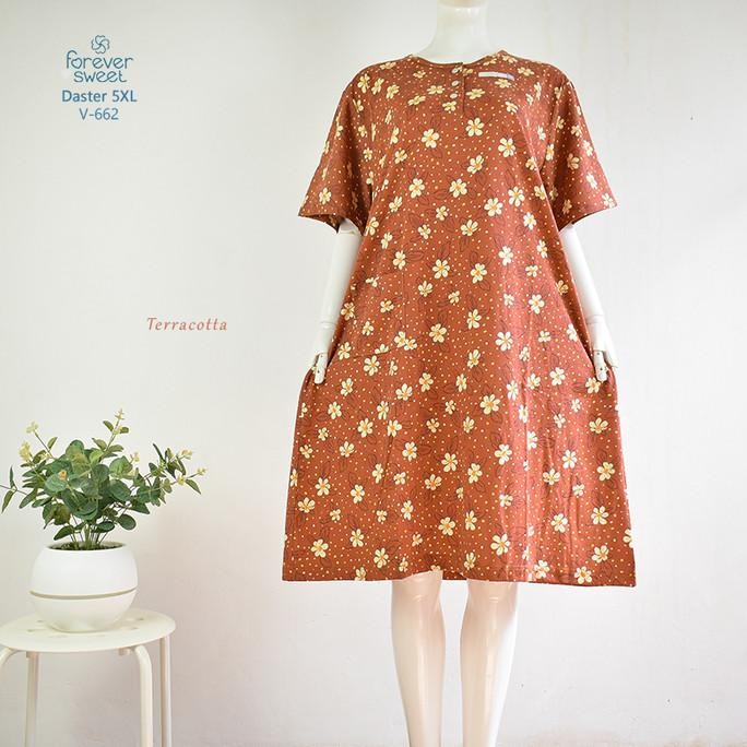 Daster 5XL Forever Sweet Baju Tidur Wanita Jumbo Busui WS04