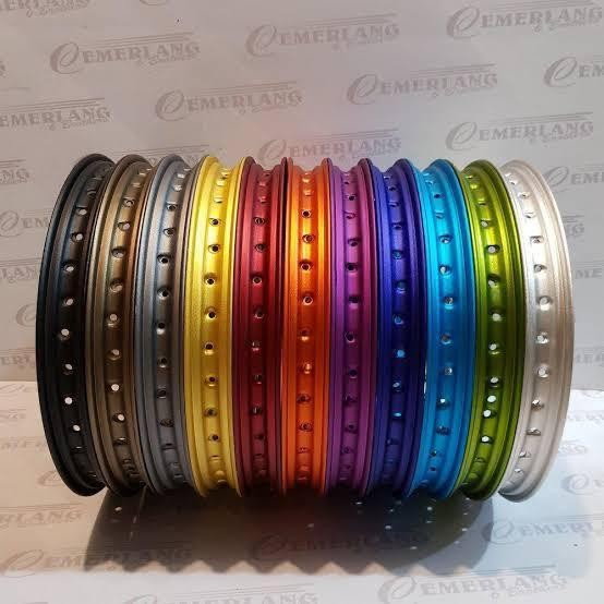 Velg Pelak Jari Crv 140 Ring 17 Alloy Kilat Kulit Jeruk Exel