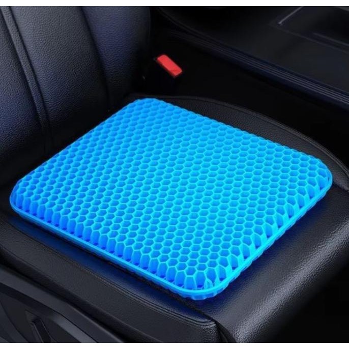 Bantal Alas Duduk Kursi Mobil Lantai Silikon Gel Dingin Anti Panas Super Empuk Nyaman Serbaguna Read