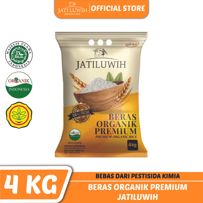 

TERBARU Beras Organik Jatiluwih Kemasan 4 KG