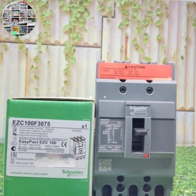 Ezc100F 75A,80A,100A Ezc 3P Schneider Original Mcbb/Nfb Ezc Schneider Restock