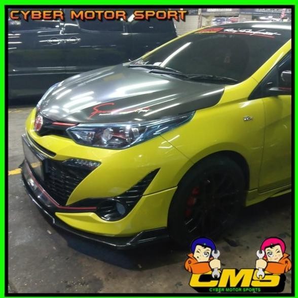 Lips Bumper Depan Yaris . Bodykit Yaris. Front Lips Bumper Toyota