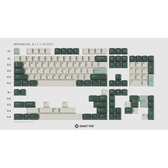 New | Berkualitas Gmk Botanical 2 R2 For Mechanical Keyboard