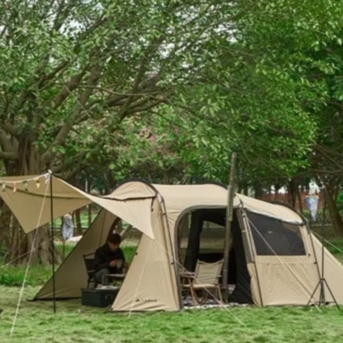 Tenda Landwolf Tunnel Double Layer 4-8P Bukan Eclipta