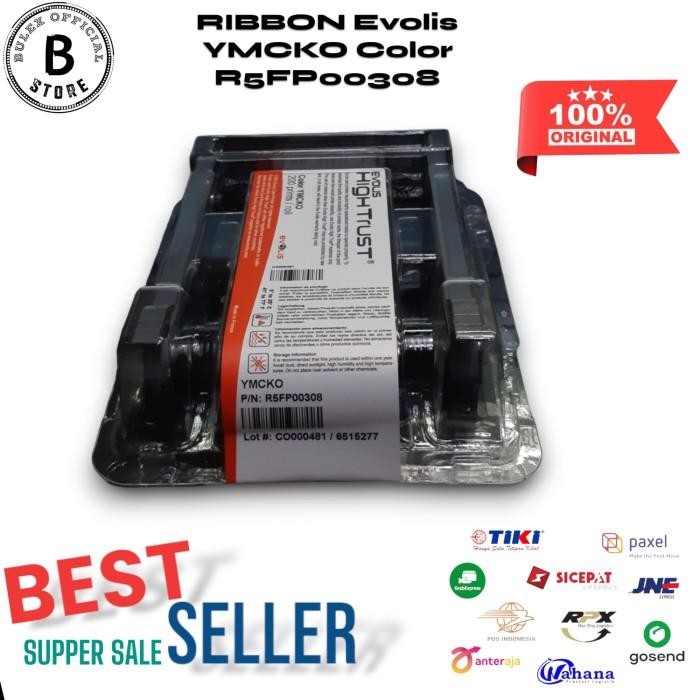 Ribbon Evolis Ymcko Color R5Fp00308