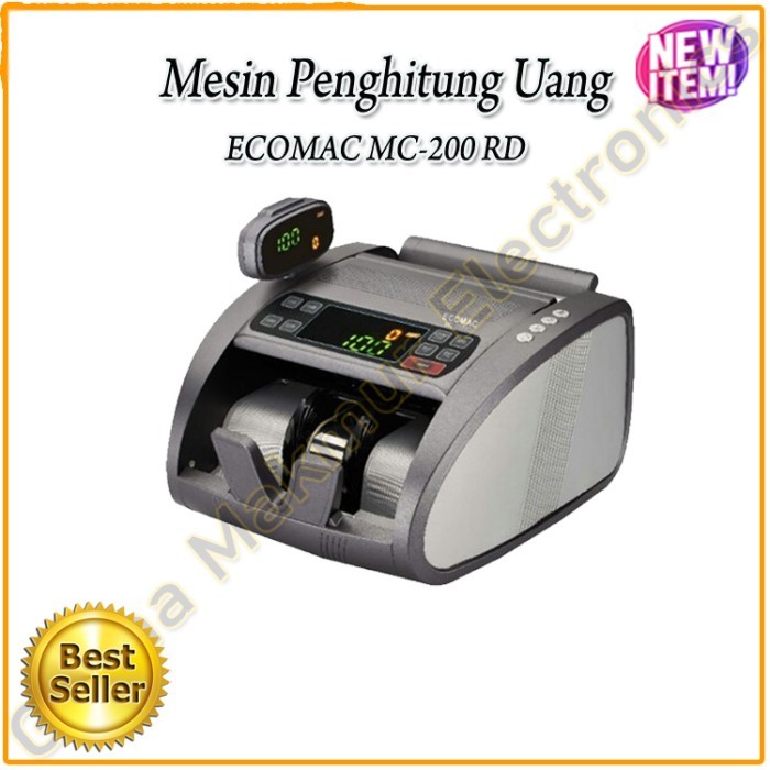 

TERBARU ECOMAC MC-200 RD - Mesin Hitung Uang/Money Counter BISA GOSEND!