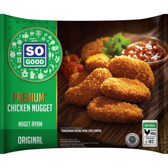 

SO GOOD CHICKEN NUGGET PREMIUM 400 GR