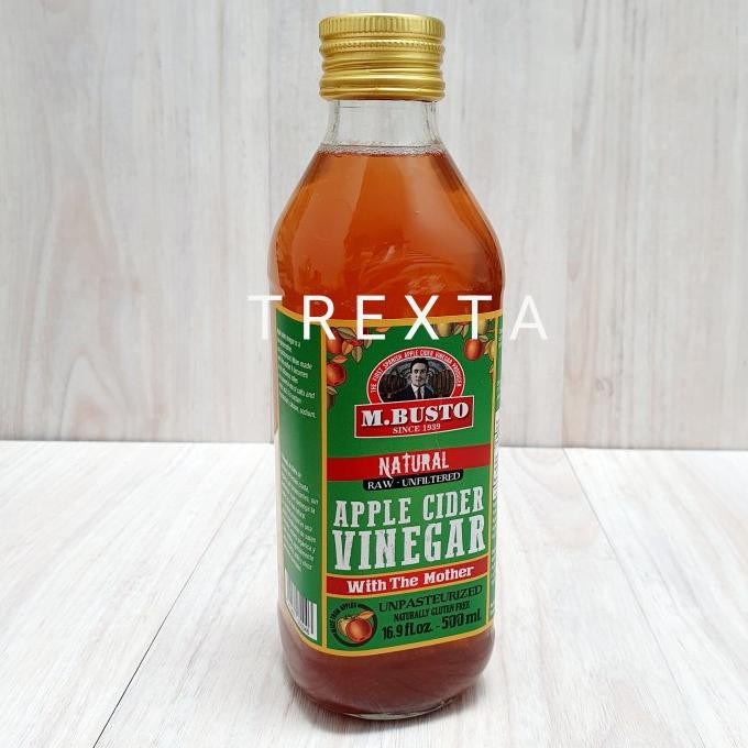 

APPLE CIDER VINEGAR RAW UNFILTERED M.BUSTO 500 ML
