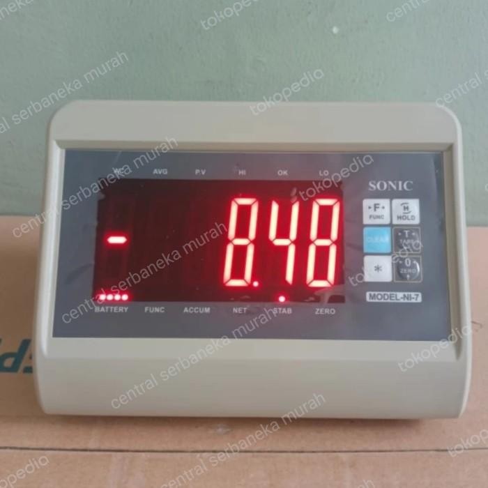 Indicator Timbangan Digital Sonic N1-7. Indicator Timbangan Duduk
