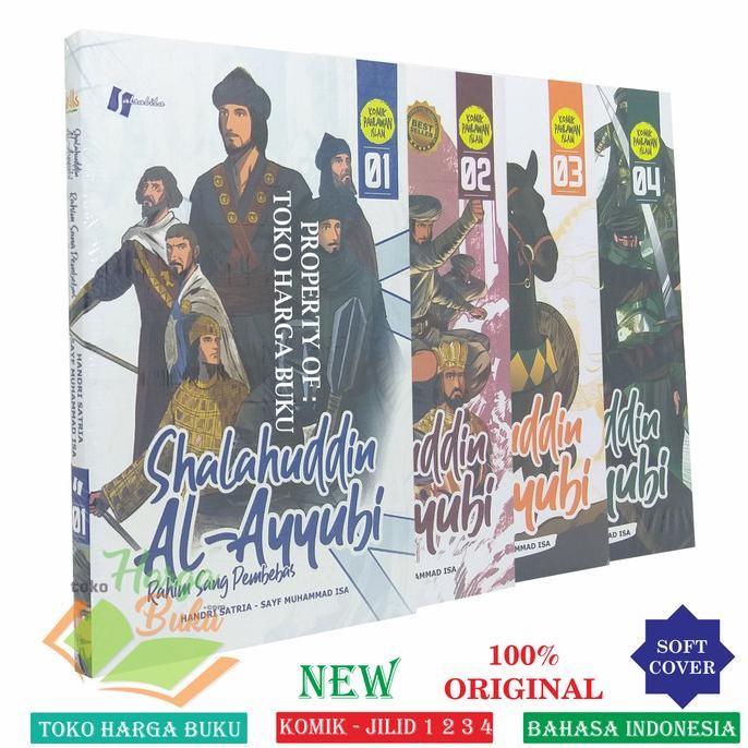 

Paket 4 Buku Komik Shalahuddin Al-Ayyubi Jilid 1 2 3 4 - Salsabila