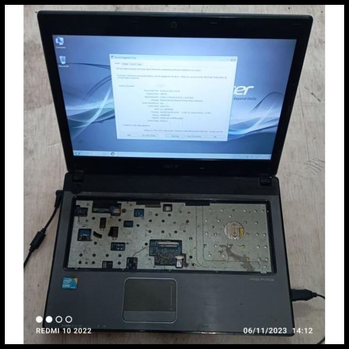 TERBARU  LAPTOP ACER ASPIRE ONE 4741INTEL CORE I3 M350 DDR3