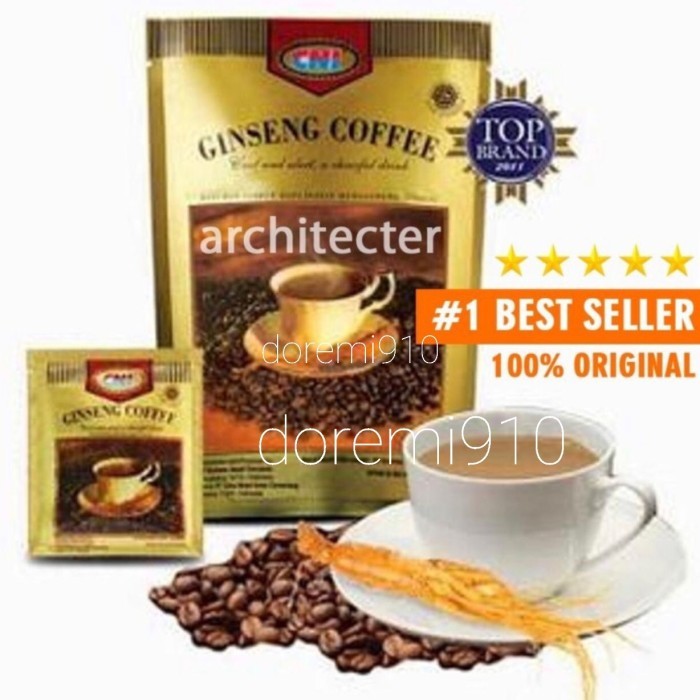 

Terlaris Cni Ginseng Coffee Original Isi 20 Sachet