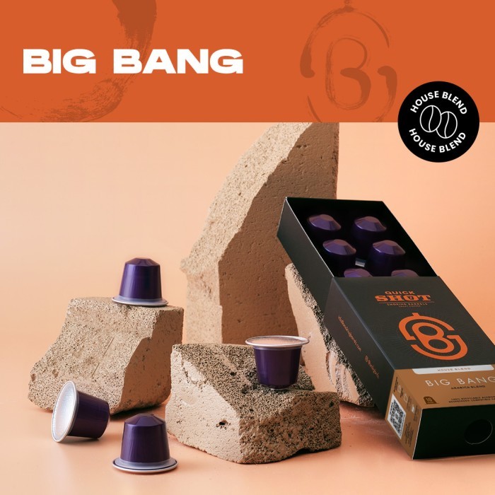 

Best Seller Quick Shot Coffee Capsule - Big Bang (Kopi Kapsul) - Smoking Barrels
