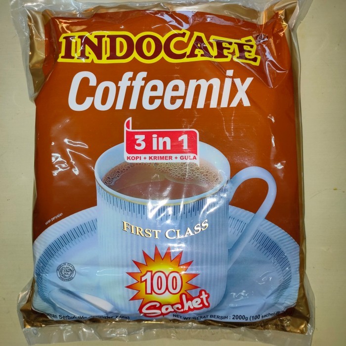 

Terlaris Indocafe Coffeemix 2000Gr (100 X 20Gr)