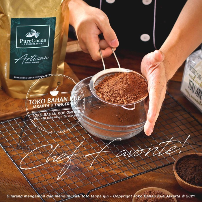 

Terlaris Coklat Bubuk Cocoa Powder Pure Cokelat Murni Tanpa Campuran - 250Gr