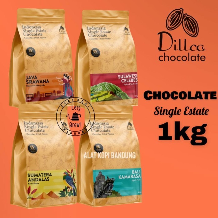 

Ready Stock Dillco Single Estate Chocolate B2B Series 1Kg / Coklat Dillco 1Kg