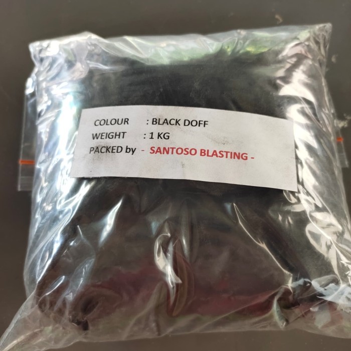 

Best Seller Bubuk Powder Coating Black Doff