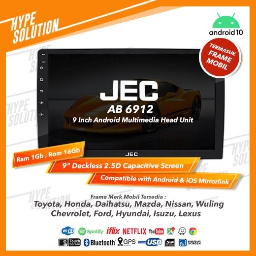 Jec Gd 6981 Headunit Android 9 Inchi Civic 2016