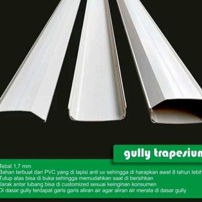 Gully Trapesium, Talang Hidroponik (2 meter)