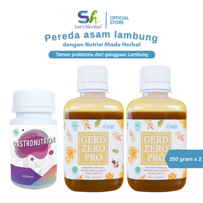Terlaris Paket Gold Gerd Zero Pro Obat Herbal Gerd