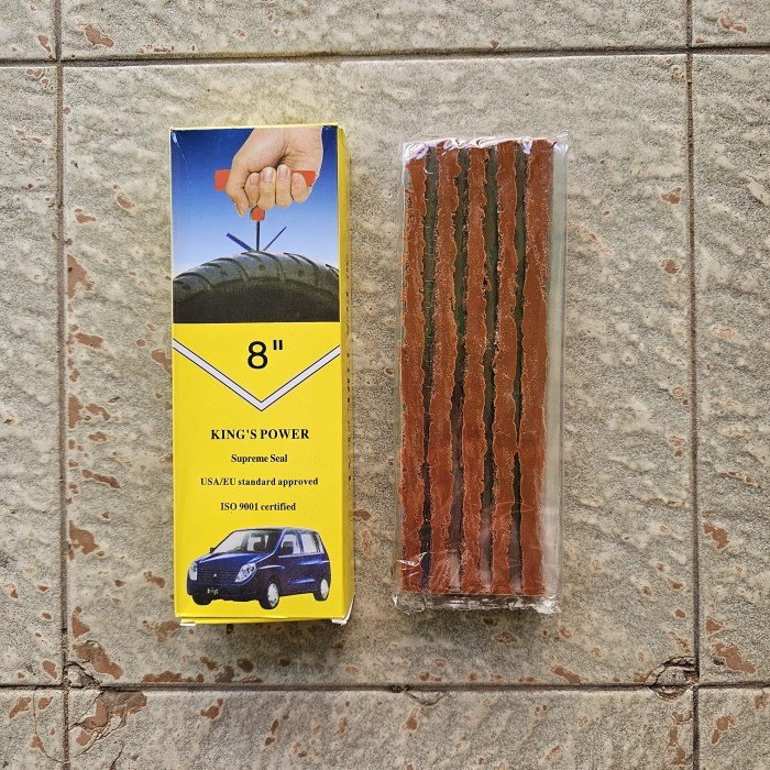 Karet Tambal Tubles Ban Mobil Motor / lem cacing ban motor / Obat tambal ban / Tire Seal String / ka