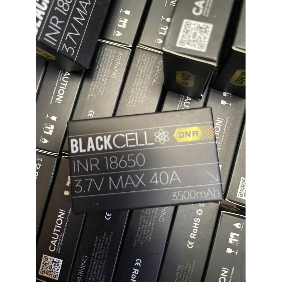 Blackcell Dna 3500Mah 40A 18650 Battery Baterai Black Cell