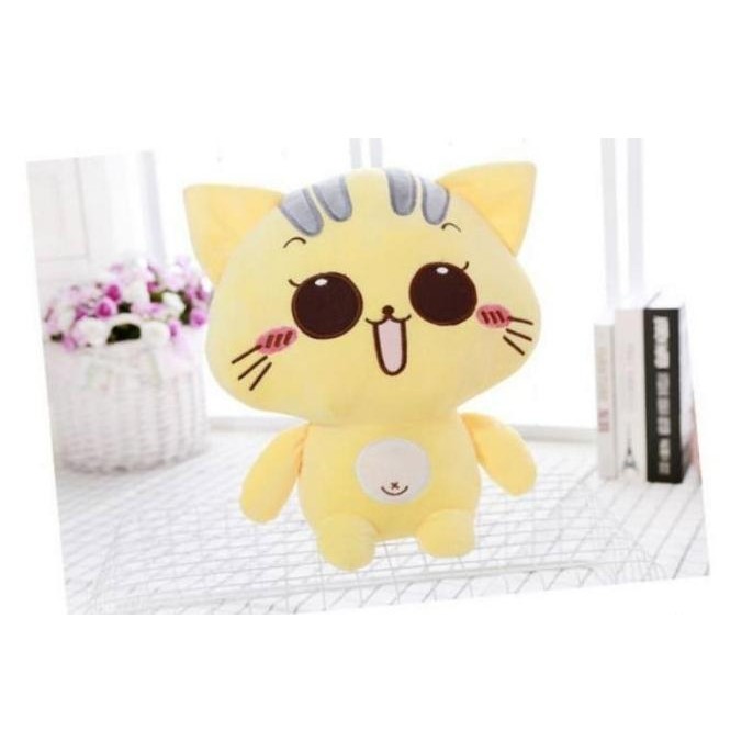 Boneka Kucing Kuning 35Cm Boneka Kucing Boneka Cat Doll