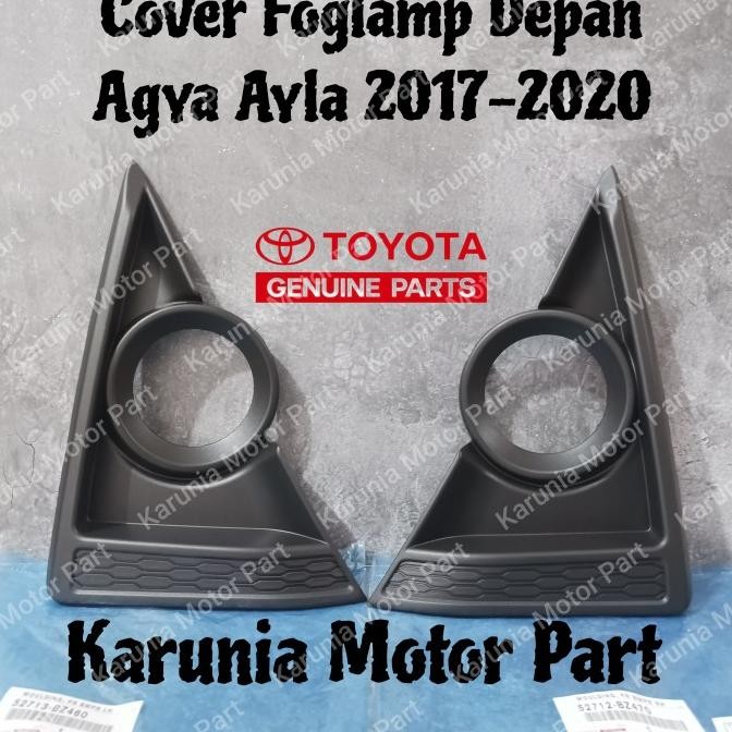 Cover Foglamp Bemper Depan Toyota Agya Ayla 2017 2018 2019 2020 Ori