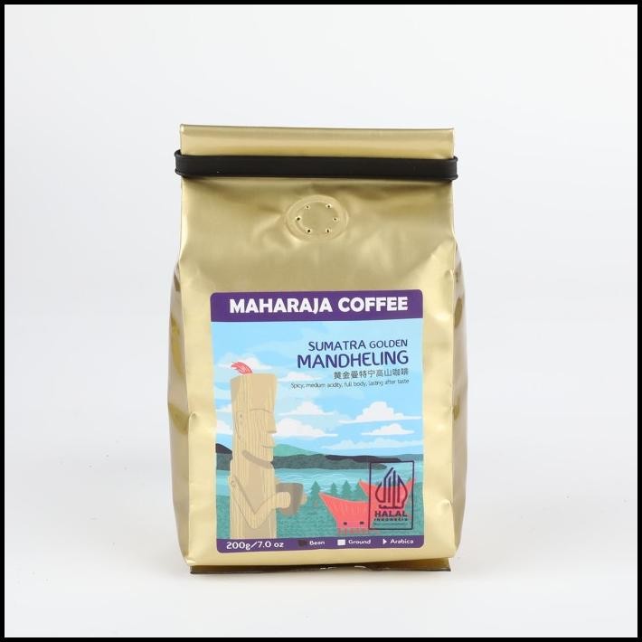 

Fresh Roast Kopi Sumatra Golden Mandheling Coffee 200G Arabika Sangrai