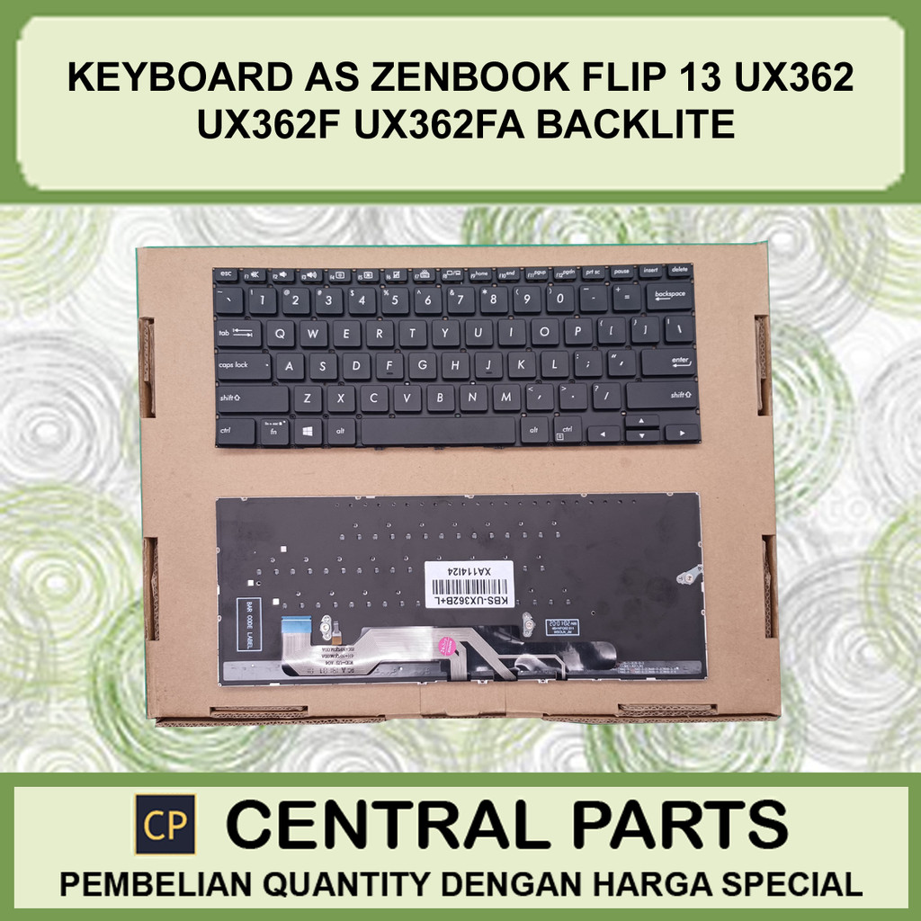 Keyboard AS Zenbook Flip 13 ux362 ux362f ux362fa Backlite
