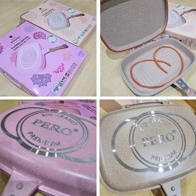 PERO Double Grill pan biogranite 32 cm original sale