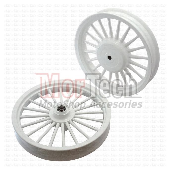 Velg Pelek Racing Tapak Lebar Rossi Turbin Mio Sporty Palang 20 Putih