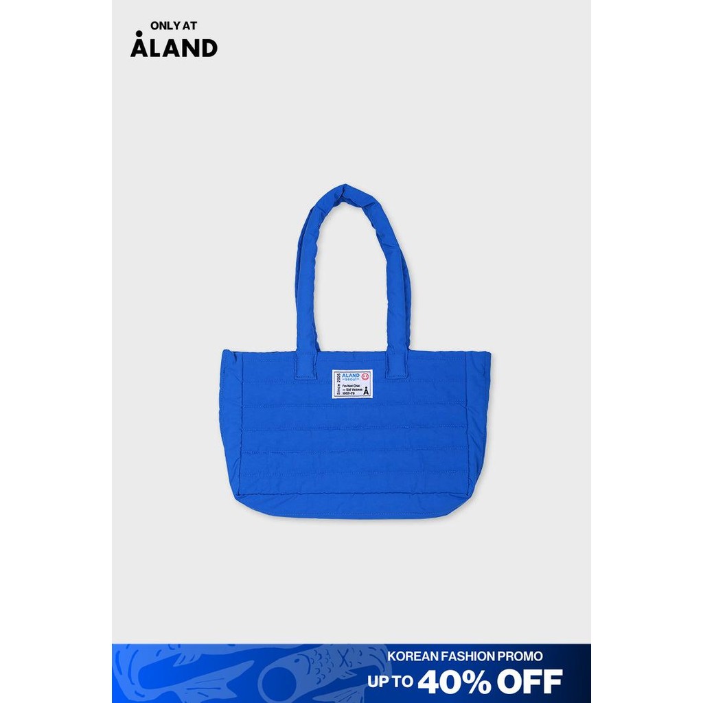 [ALAND] ALAND QUILTING TOTE BAG BLUE