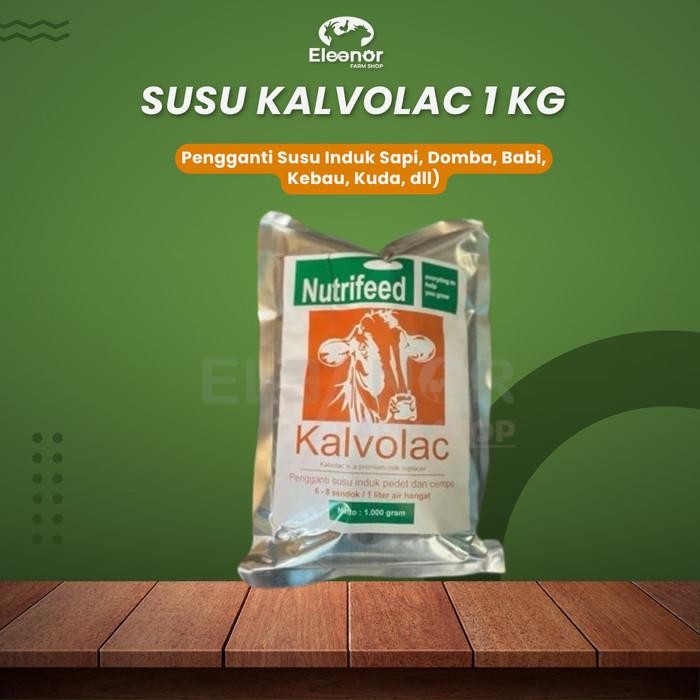 

FARM Kalvolac Susu Untuk Hewan Ternak Sapi Pedet Domba 1 kg Nutrifeed