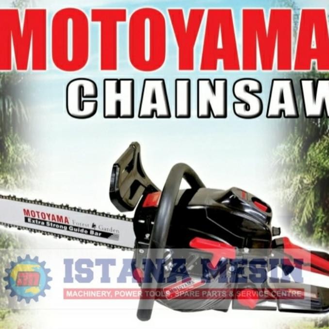 SINSO MESIN POTONG KAYU SENSO 24" MOTOYAMA CS 10000 BAR BAJA
