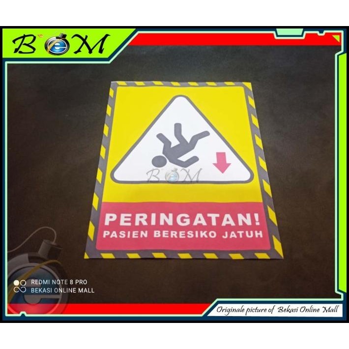 

BEST DEAL STIKER STICKER PERINGATAN WARNING RUMAH SAKIT KLINIK PASIEN BERESIKO TERJATUH !!!!!!