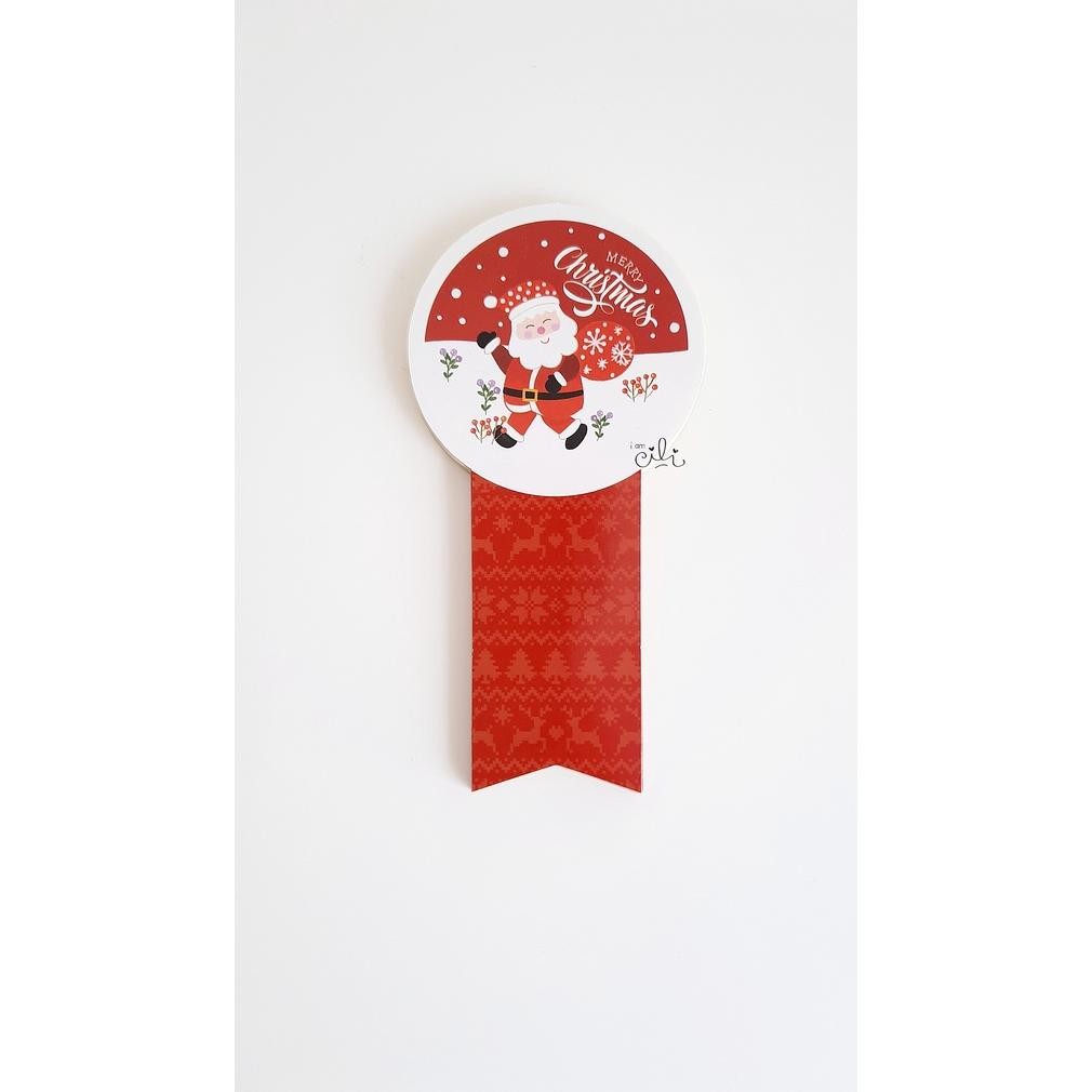 

CR - (SC025/026) stiker toples kue kering natal merry christmas Santa TERLARIS